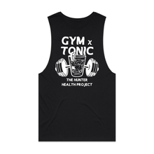 Load image into Gallery viewer, &#39;Gym n Tonic&#39; - Black Tank Singlet