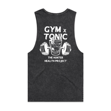 Load image into Gallery viewer, &#39;Gym n Tonic&#39; - Black Stone Tank Singlet