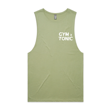 Load image into Gallery viewer, &#39;Gym n Tonic&#39; - Pistachio Tank Singlet