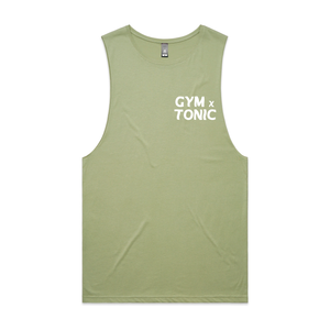 'Gym n Tonic' - Pistachio Tank Singlet