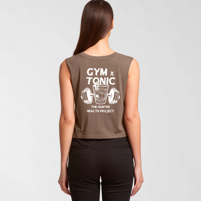 'Gym n Tonic' - Musk Crop Tank