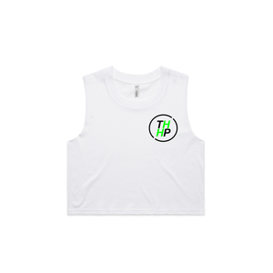 'The OG' - White Crop Tank