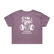 Load image into Gallery viewer, &#39;Gym n Tonic&#39; - Mauve Crop Tee