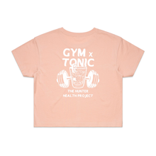 Load image into Gallery viewer, &#39;Gym n Tonic&#39; - Pink Crop Tee