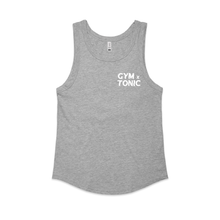 Load image into Gallery viewer, &#39;Gym n Tonic&#39; - Women&#39;s Grey Singlet