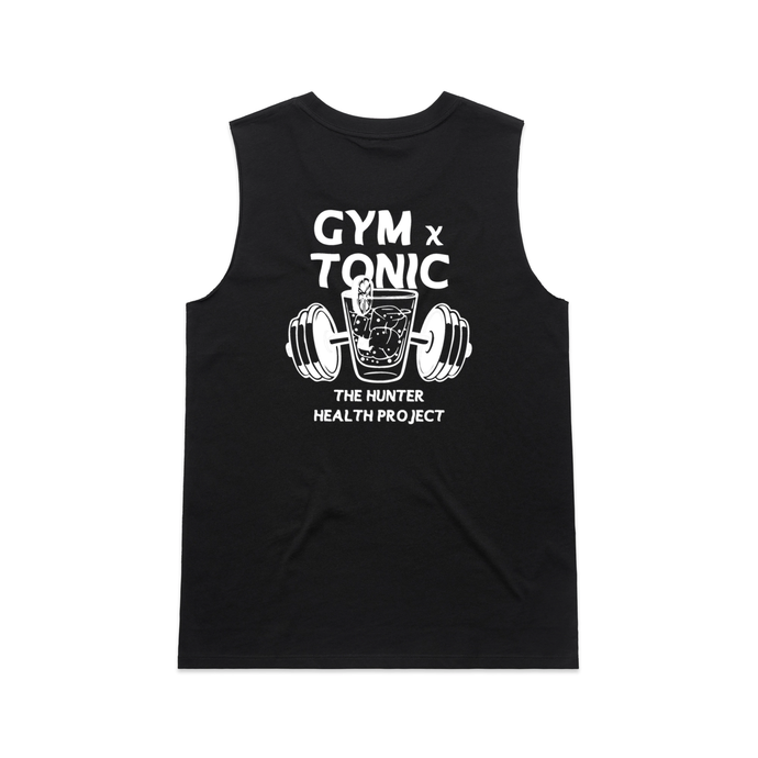 'Gym n Tonic' - Womens Black Tank