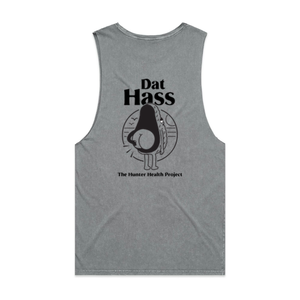 'Dat Hass' - Ash Stone Tank Singlet