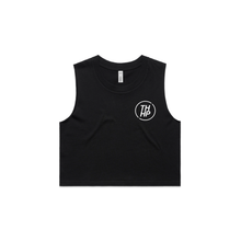 Load image into Gallery viewer, &#39;The OG: but in White&#39; - Black Crop Tank
