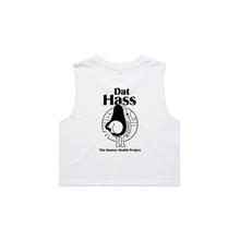 Load image into Gallery viewer, &#39;Dat Hass&#39; - White Crop Tank
