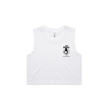 Load image into Gallery viewer, &#39;Dat Hass&#39; - White Crop Tank