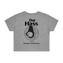 Load image into Gallery viewer, &#39;Dat Hass&#39; - Grey Crop Tee