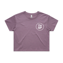 Load image into Gallery viewer, &#39;The OG: but in White&#39; - Mauve Crop Tee