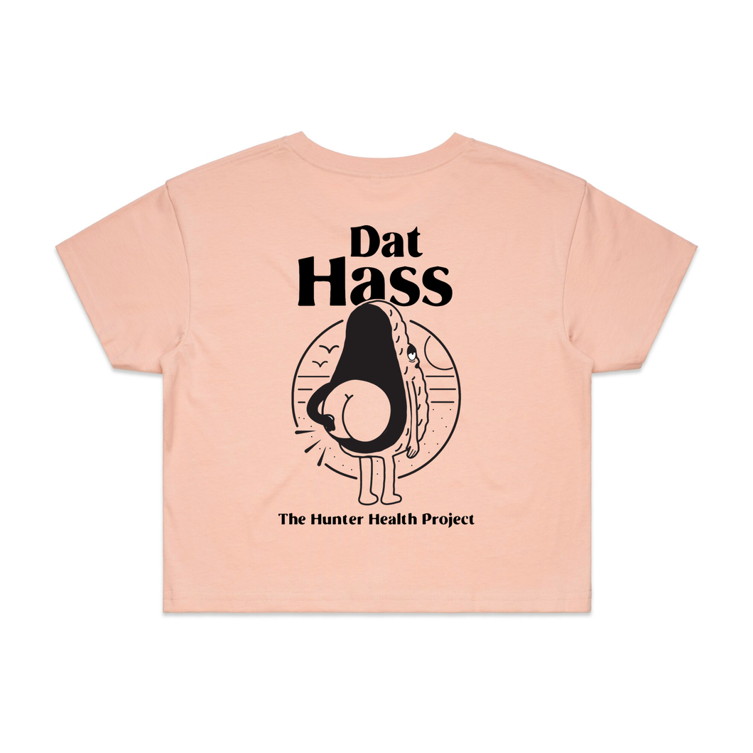 'Dat Hass' - Pink Crop Tee