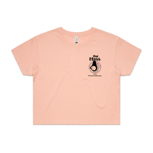 'Dat Hass' - Pink Crop Tee